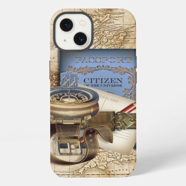 The Traveller iPhone Case (Back)