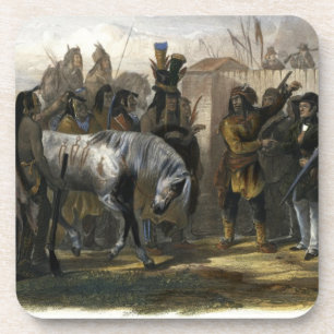 The Travellers Meeting with Minatarre Indians near Coaster