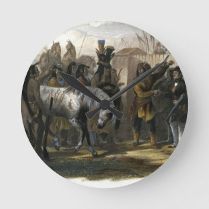 The Travellers Meeting with Minatarre Indians near Round Clock