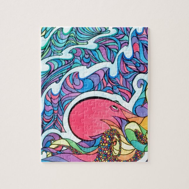 The Travelling Octopus Jigsaw Puzzle (Vertical)