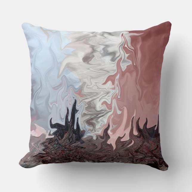 The Travelling Storm..... Throw Pillow (Front)