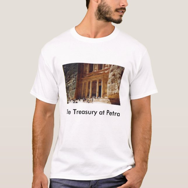The Treasury at Petra, Jordan T-Shirt (Front)