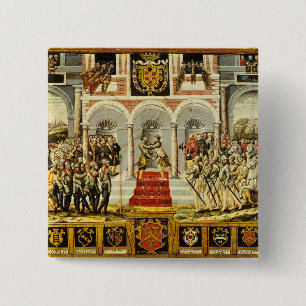 The Treaty of Cateau-Cambresis 2 Inch Square Button