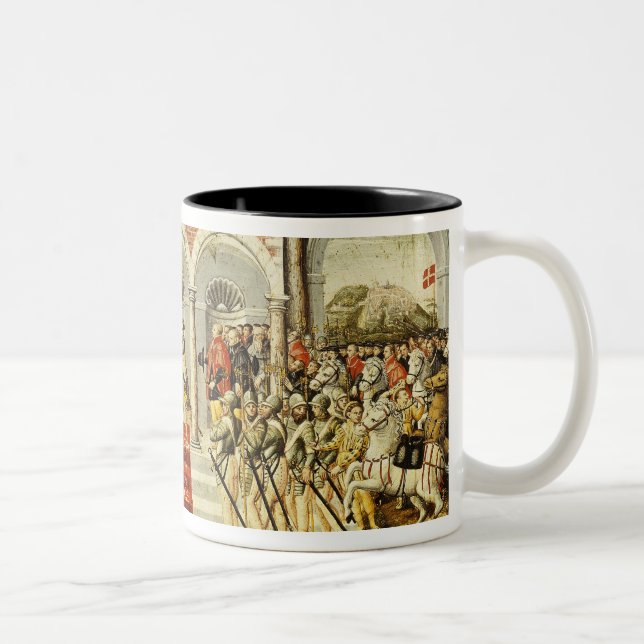 The Treaty of Cateau-Cambresis Two-Tone Coffee Mug (Right)