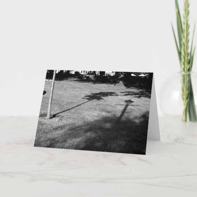 The Tree and the Lamppost were Friends Card (Front)