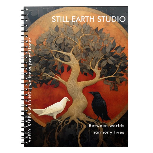 The Tree Between Worlds | Tree of Life R&B Notebook (Front)