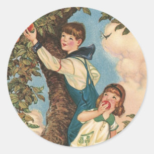 The Tree Climbers Classic Round Sticker