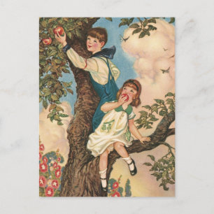 The Tree Climbers Postcard