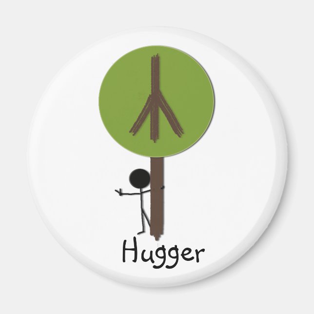 The Tree Hugger Creations Magnet (Front)