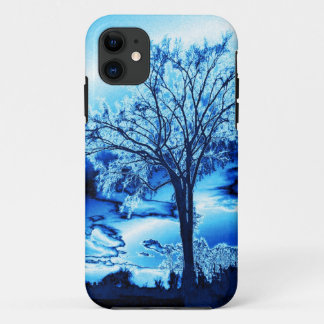 The Tree in Blue Ice iPhone 5 case