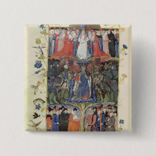 The Tree of Battles 2 Inch Square Button