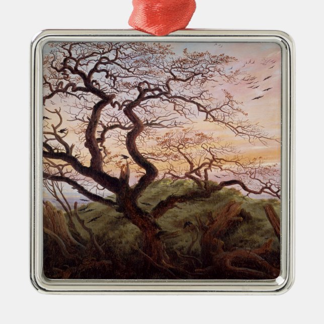 The Tree of Crows, 1822 Metal Ornament (Front)