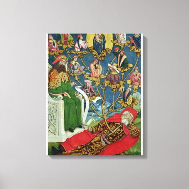 The Tree of Jesse, from the Dome Altar, 1499 Canvas Print (Front)