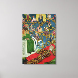 The Tree of Jesse, from the Dome Altar, 1499 Canvas Print