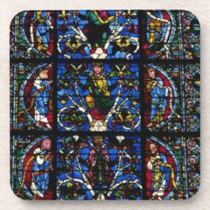 The Tree of Jesse, lancet window in the west facad Coaster