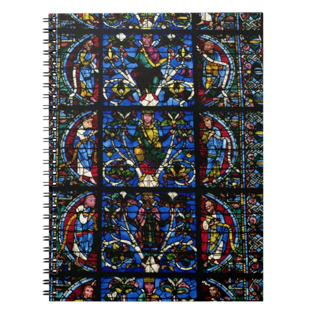 The Tree of Jesse, lancet window in the west facad Notebook (Front)