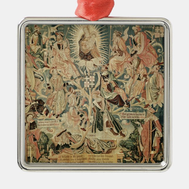 The Tree of Jesse Metal Ornament (Front)