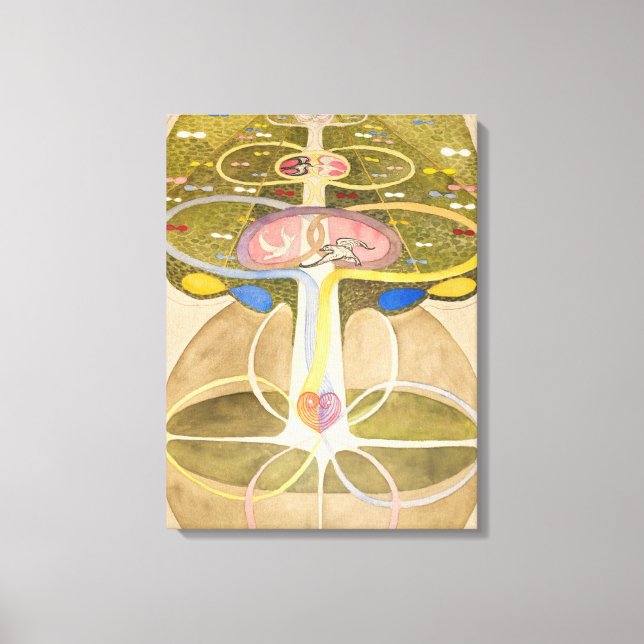 The Tree of Knowledge by Hilma af Klint Canvas Print (Front)