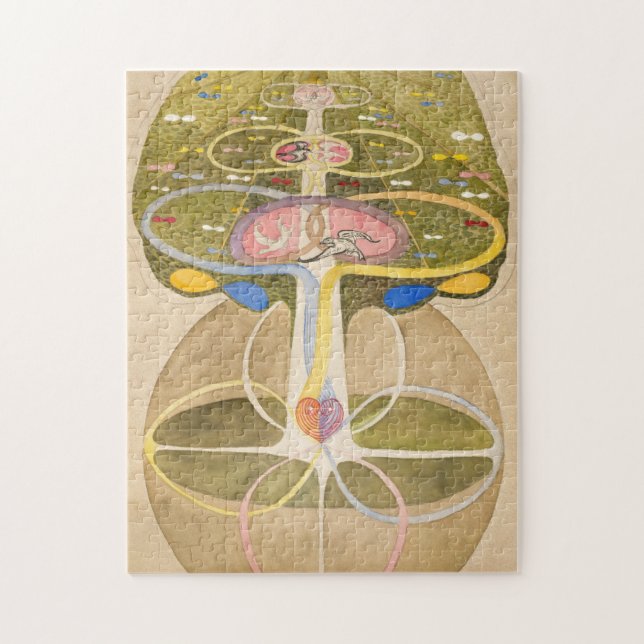 The Tree of Knowledge by Hilma af Klint Jigsaw Puzzle (Vertical)