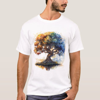 The Tree of Life - Cosmic Seasons T-Shirt