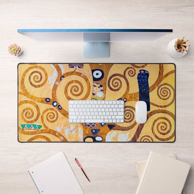 The Tree of Life (detail), Klimt Desk Mat (Office 1)