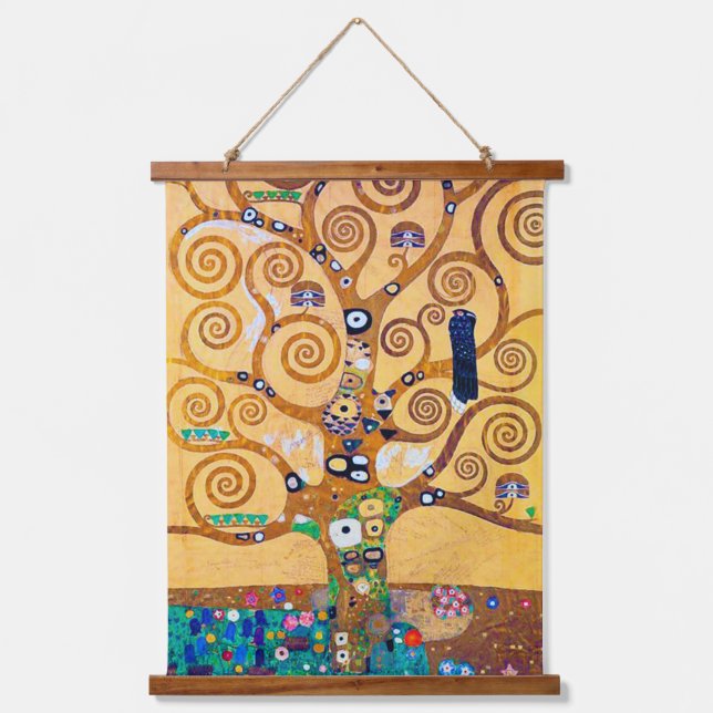 The Tree of Life (detail), Klimt Hanging Tapestry (Front)