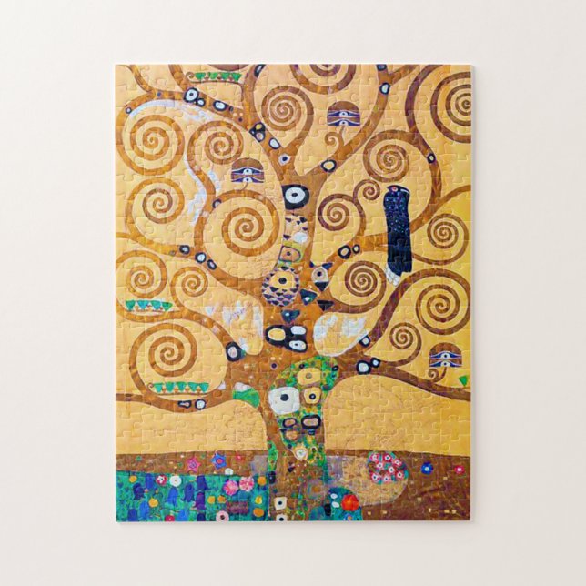 The Tree of Life (detail), Klimt Jigsaw Puzzle (Vertical)