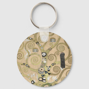 The Tree of Life, Gustav Klimt OIl Painting Keychain