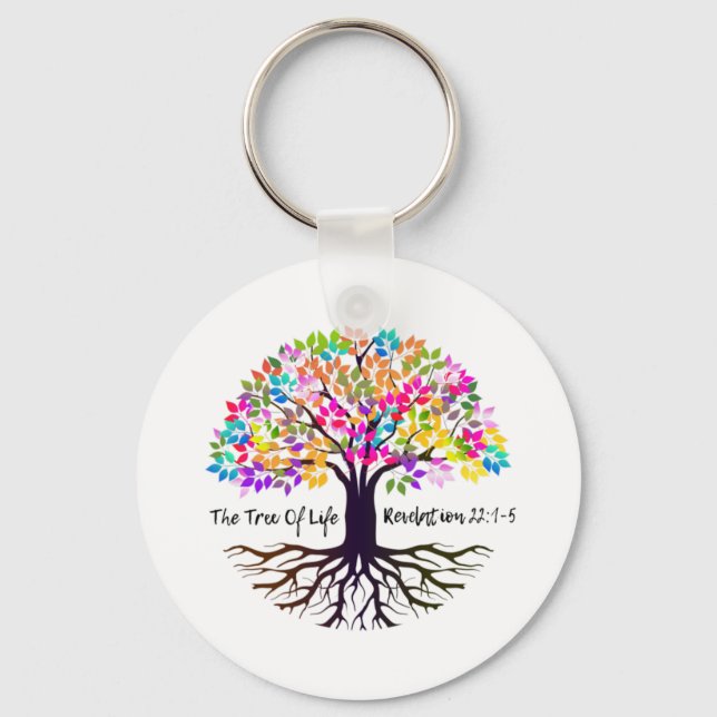 The Tree Of Life Keychain (Front)