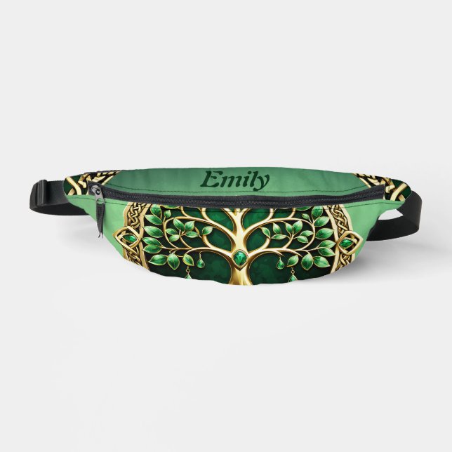 The tree of life with Celtic knots. Fanny Pack (Front)