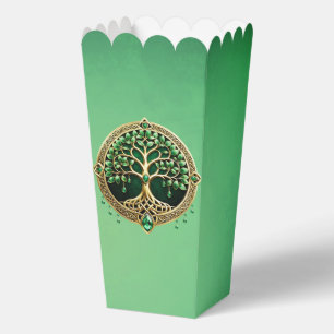 The tree of life with Celtic knots. Favor Box