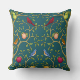 The Tree of Living Treasures Throw Pillow