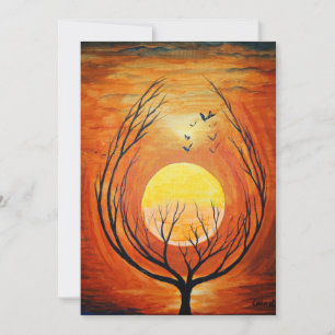 The tree of the origins and a new beginning invitation