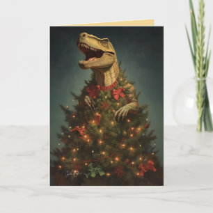 The Tree Rex - Holiday Dinosaur Card