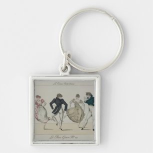 The 'Trenis' Quadrille, plate 19 from 'Le Bon Genr Keychain