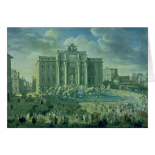 The Trevi Fountain in Rome, 1753-56