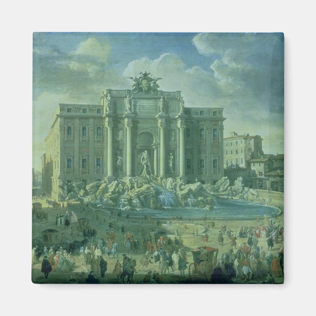The Trevi Fountain in Rome, 1753-56 Magnet (Front)