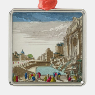 The Trevi Fountain, Rome Metal Ornament