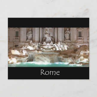 The Trevi fountain - Rome Postcard