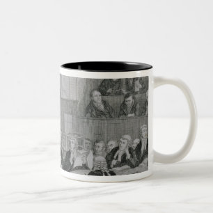The Trial at the Old Bailey, plate 5 of 'The Drunk Two-Tone Coffee Mug
