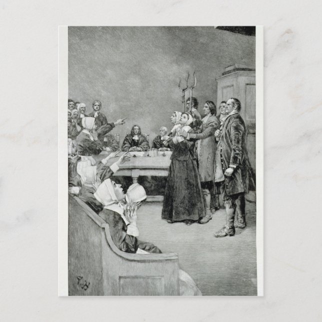 The Trial of a Witch Postcard (Front)