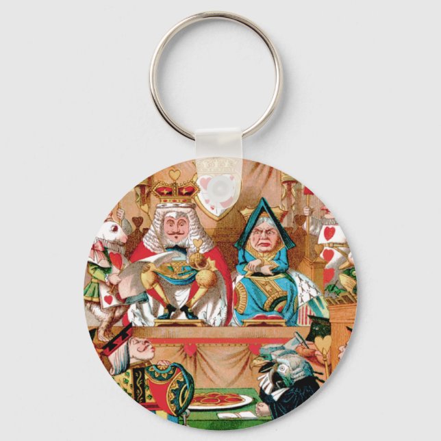 THE TRIAL OF THE KNAVE OF HEARTS KEYCHAIN (Front)