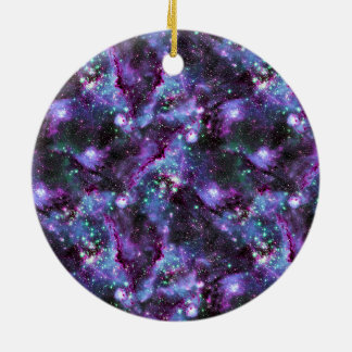 The Triangulum Galaxy is a spiral galaxy Ceramic Ornament