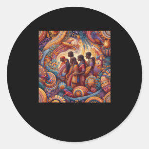 The Tribe Of Australian Aboriginal Art Sticker