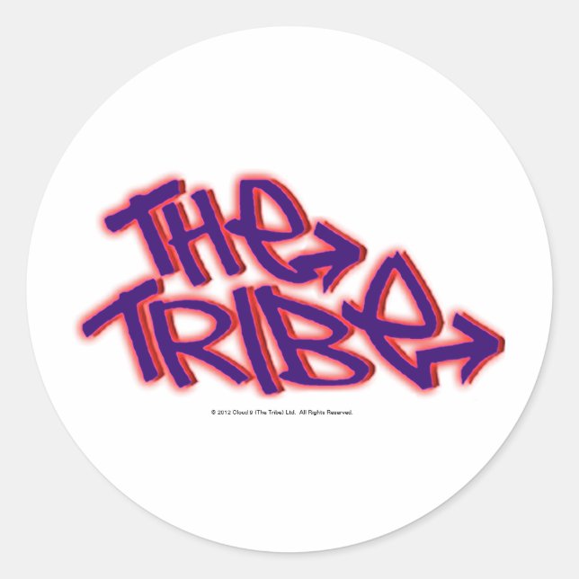 The Tribe Official Logo Classic Round Sticker (Front)