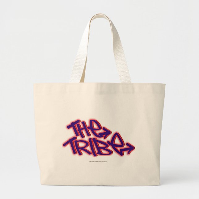 The Tribe Official Logo Large Tote Bag (Front)