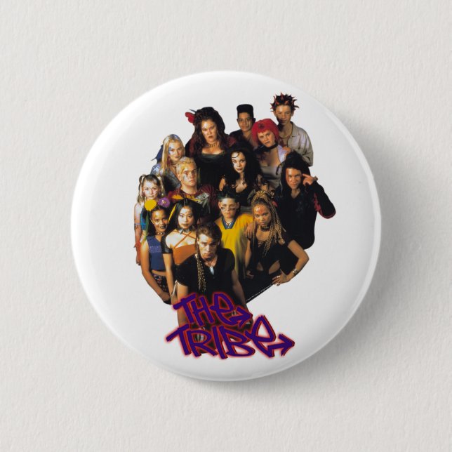 The Tribe Series 2 group shot Inch Round Button (Front)