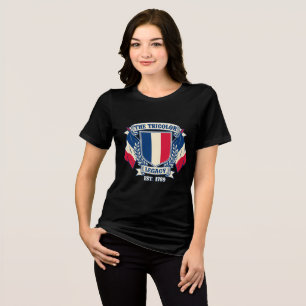The Tricolor Legacy Est. 1789 T-Shirt Tri-Blend Shirt