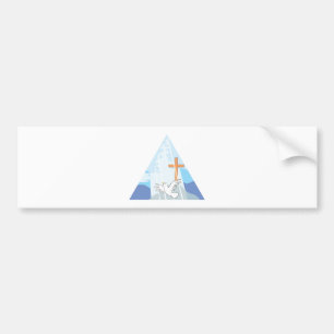The Trinity - God the Father Son and Holy Spirit Bumper Sticker