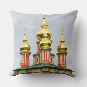 The Trinity Sergiev Monastery Throw Pillow